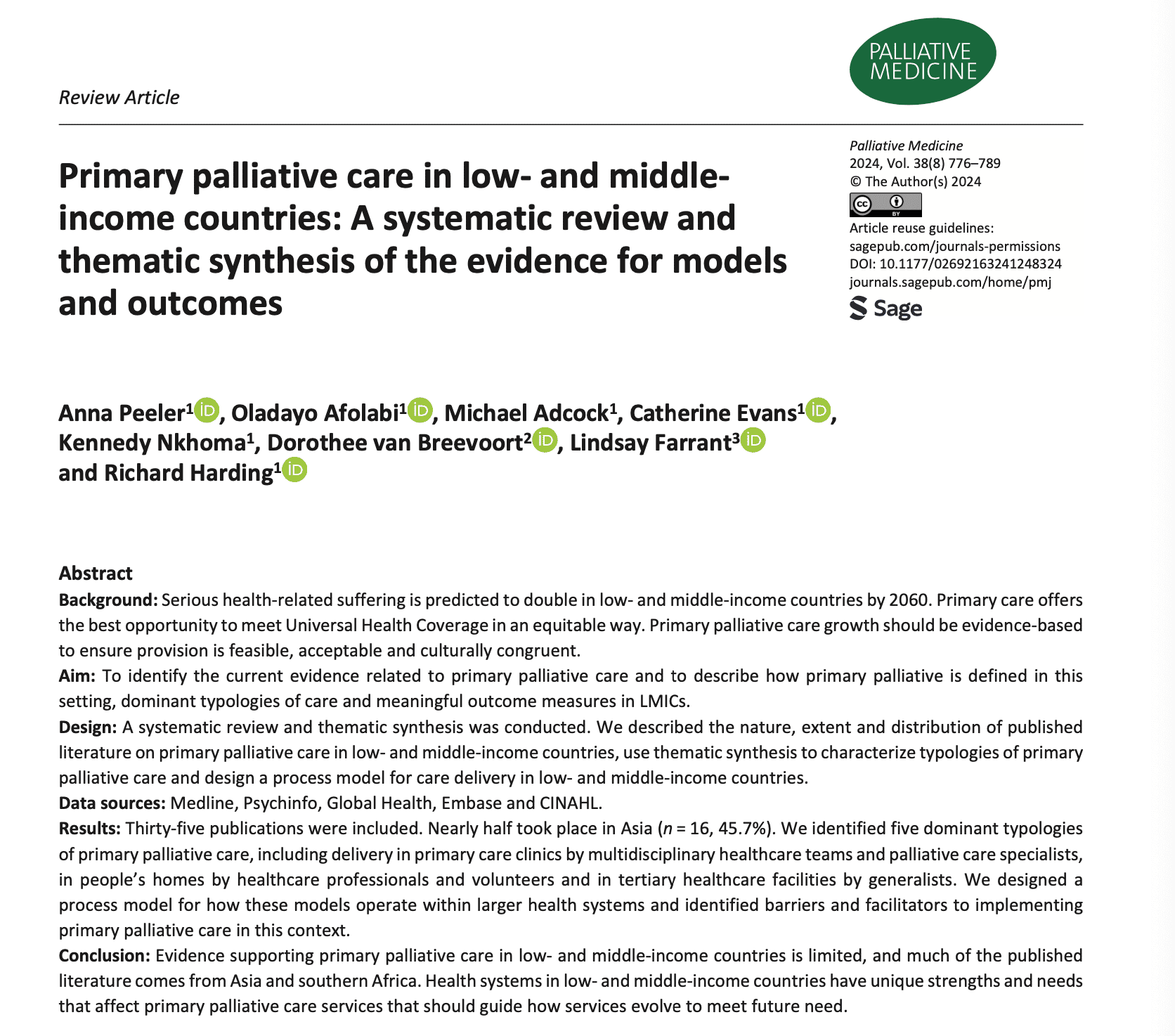 <!-- THEME DEBUG -->
<!-- THEME HOOK: 'field' -->
<!-- FILE NAME SUGGESTIONS:
   ▪️ field--node--title--pin.html.twig
   ✅ field--node--title.html.twig
   ▪️ field--node--pin.html.twig
   ▪️ field--title.html.twig
   ▪️ field--string.html.twig
   ▪️ field.html.twig
-->
<!-- 💡 BEGIN CUSTOM TEMPLATE OUTPUT from 'themes/custom/whokap/templates/field/field--node--title.html.twig' -->
Primary palliative care in low- and middle- income countries: A systematic review and thematic synthesis of the evidence for models and outcomes. 
<!-- END CUSTOM TEMPLATE OUTPUT from 'themes/custom/whokap/templates/field/field--node--title.html.twig' -->