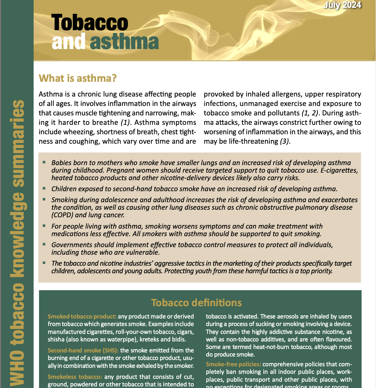 <!-- THEME DEBUG -->
<!-- THEME HOOK: 'field' -->
<!-- FILE NAME SUGGESTIONS:
   ▪️ field--node--title--pin.html.twig
   ✅ field--node--title.html.twig
   ▪️ field--node--pin.html.twig
   ▪️ field--title.html.twig
   ▪️ field--string.html.twig
   ▪️ field.html.twig
-->
<!-- 💡 BEGIN CUSTOM TEMPLATE OUTPUT from 'themes/custom/whokap/templates/field/field--node--title.html.twig' -->
Tobacco and asthma
<!-- END CUSTOM TEMPLATE OUTPUT from 'themes/custom/whokap/templates/field/field--node--title.html.twig' -->