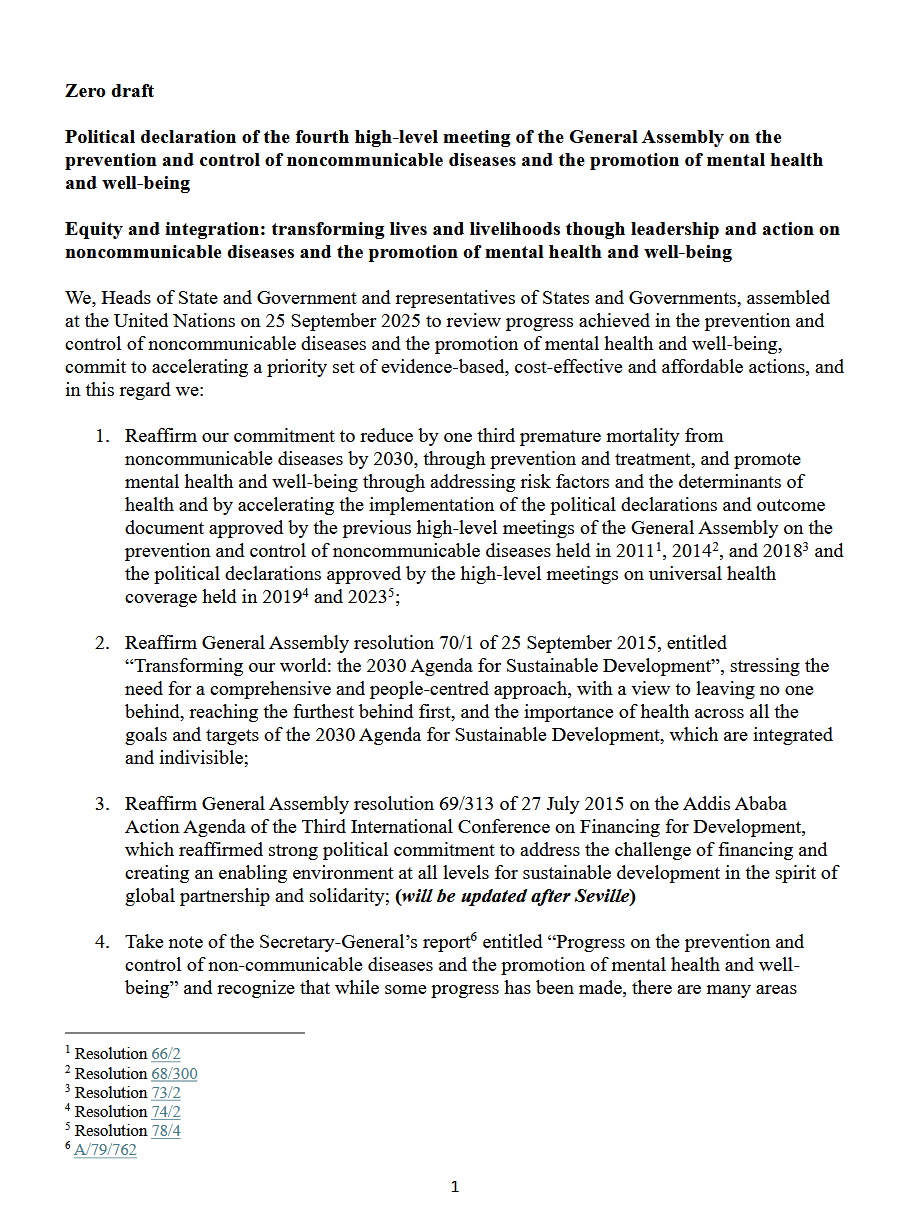 <!-- THEME DEBUG -->
<!-- THEME HOOK: 'field' -->
<!-- FILE NAME SUGGESTIONS:
   ▪️ field--node--title--pin.html.twig
   ✅ field--node--title.html.twig
   ▪️ field--node--pin.html.twig
   ▪️ field--title.html.twig
   ▪️ field--string.html.twig
   ▪️ field.html.twig
-->
<!-- 💡 BEGIN CUSTOM TEMPLATE OUTPUT from 'themes/custom/whokap/templates/field/field--node--title.html.twig' -->
 Zero draft: Political declaration of the fourth high-level meeting of the General Assembly on the prevention and control of noncommunicable diseases and the promotion of mental health and well-being
<!-- END CUSTOM TEMPLATE OUTPUT from 'themes/custom/whokap/templates/field/field--node--title.html.twig' -->