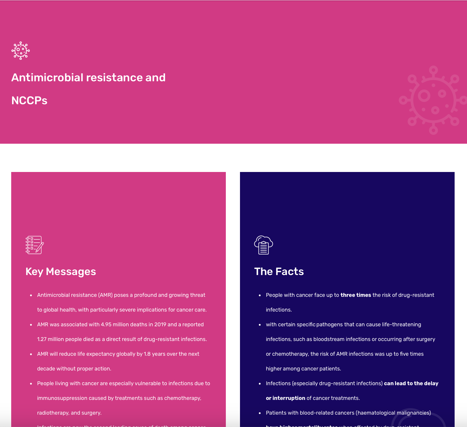 

<!-- THEME DEBUG -->
<!-- THEME HOOK: 'field' -->
<!-- FILE NAME SUGGESTIONS:
   ▪️ field--node--title--pin.html.twig
   ✅ field--node--title.html.twig
   ▪️ field--node--pin.html.twig
   ▪️ field--title.html.twig
   ▪️ field--string.html.twig
   ▪️ field.html.twig
-->
<!-- 💡 BEGIN CUSTOM TEMPLATE OUTPUT from 'themes/custom/whokap/templates/field/field--node--title.html.twig' -->
Antimicrobial resistance and National Cancer Control Plans
<!-- END CUSTOM TEMPLATE OUTPUT from 'themes/custom/whokap/templates/field/field--node--title.html.twig' -->

