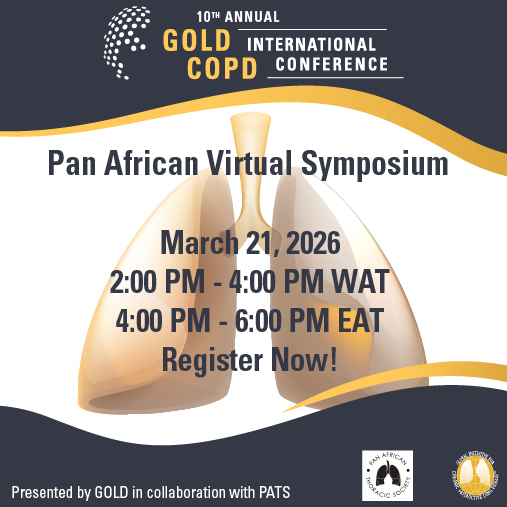 PATS–GOLD virtual event on GOLD 2026 report and COPD action in Africa