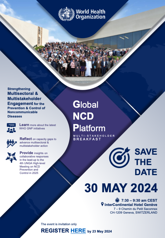 <!-- THEME DEBUG -->
<!-- THEME HOOK: 'field' -->
<!-- FILE NAME SUGGESTIONS:
   ▪️ field--node--title--general-event.html.twig
   ✅ field--node--title.html.twig
   ▪️ field--node--general-event.html.twig
   ▪️ field--title.html.twig
   ▪️ field--string.html.twig
   ▪️ field.html.twig
-->
<!-- 💡 BEGIN CUSTOM TEMPLATE OUTPUT from 'themes/custom/whokap/templates/field/field--node--title.html.twig' -->
77th WHA Side Event: WHO Global Non Communicable Diseases (NCD) Platform Multistakeholder Breakfast
<!-- END CUSTOM TEMPLATE OUTPUT from 'themes/custom/whokap/templates/field/field--node--title.html.twig' -->