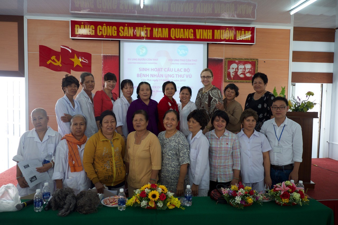 Launch of a support group for women with breast cancer, Can Tho Oncology Hospital, Viet Nam, 2014.