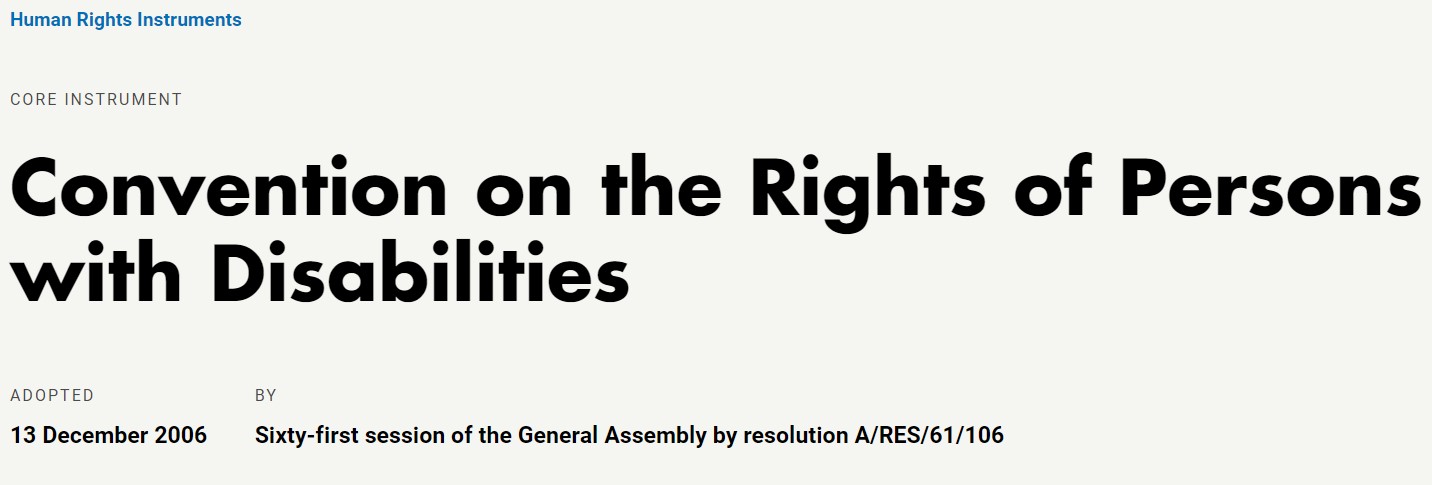 <!-- THEME DEBUG -->
<!-- THEME HOOK: 'field' -->
<!-- FILE NAME SUGGESTIONS:
   ▪️ field--node--title--pin.html.twig
   ✅ field--node--title.html.twig
   ▪️ field--node--pin.html.twig
   ▪️ field--title.html.twig
   ▪️ field--string.html.twig
   ▪️ field.html.twig
-->
<!-- 💡 BEGIN CUSTOM TEMPLATE OUTPUT from 'themes/custom/whokap/templates/field/field--node--title.html.twig' -->
Convention on the Rights of Persons with Disabilities
<!-- END CUSTOM TEMPLATE OUTPUT from 'themes/custom/whokap/templates/field/field--node--title.html.twig' -->