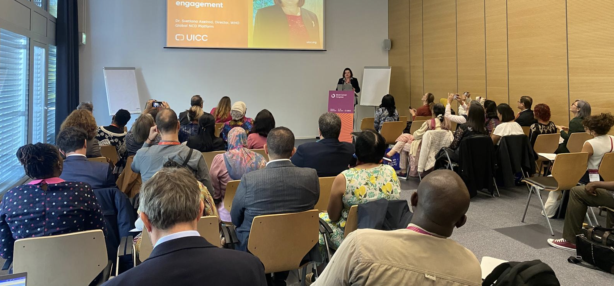 <!-- THEME DEBUG -->
<!-- THEME HOOK: 'field' -->
<!-- FILE NAME SUGGESTIONS:
   ▪️ field--node--title--news-and-events.html.twig
   ✅ field--node--title.html.twig
   ▪️ field--node--news-and-events.html.twig
   ▪️ field--title.html.twig
   ▪️ field--string.html.twig
   ▪️ field.html.twig
-->
<!-- 💡 BEGIN CUSTOM TEMPLATE OUTPUT from 'themes/custom/whokap/templates/field/field--node--title.html.twig' -->
Sharing Expertise & Amplifying Voices:  WHO/UICC Workshop on Meaningful Engagement of People Living with Cancer at WCC 2024
<!-- END CUSTOM TEMPLATE OUTPUT from 'themes/custom/whokap/templates/field/field--node--title.html.twig' -->